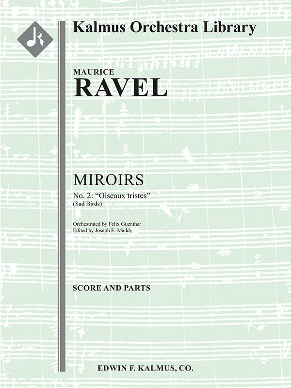 Miroirs No. 2: Oiseaux Tristes Cover Image