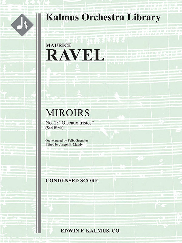 Miroirs No. 2: Oiseaux Tristes Cover Image