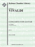 Concerto for Guitar in D, RV 93 (Lute) Cover Image