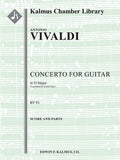 Concerto for Guitar in D, RV 93 (Lute) Cover Image