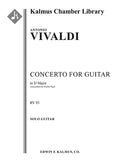 Concerto for Guitar in D, RV 93 (Lute) Cover Image