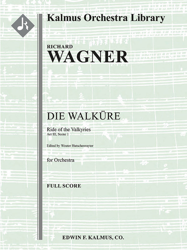 Die Walkuere Act III, Sc. 1: Ride of the Valkyries (Ritt der Walkuren, concert arrangement) Cover Image
