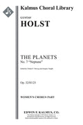 The Planets, Op. 32/H125 Cover Image