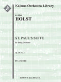 St. Paul's Suite for String Orchestra, Op. 29/2; H118 Cover Image