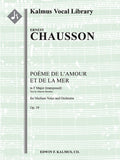 Poeme de l'Amour et de la Mer, Op. 19 (medium voice; F) Cover Image