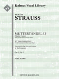 Muttertaendelei, Op. 43/2 [composer's transcription, F] Cover Image