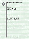O Holy Night (Cantique de Noel) orchestration for low voice in C Cover Image