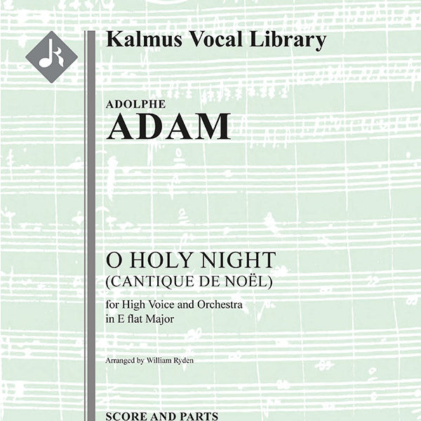 O Holy Night (Cantique de Noel) orchestration for high voice in Eb Cover Image