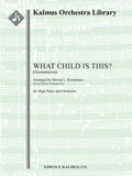 What Child is This? (Greensleeves) [orchestration for high voice, G minor] Cover Image