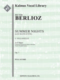 Summer Nights, Op. 7 (Les nuits d'ete): 1. Villanelle (transposed in F) Cover Image