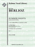 Summer Nights, Op. 7 (Les nuits d'ete): 5. Au Cimitiere: Clair de lune (transposed in Bb) Cover Image