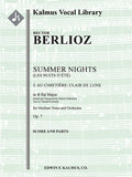 Summer Nights, Op. 7 (Les nuits d'ete): 5. Au Cimitiere: Clair de lune (transposed in Bb) Cover Image