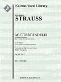 Muttertaendelei, Op. 43/2 [composer's transcription in G] Cover Image
