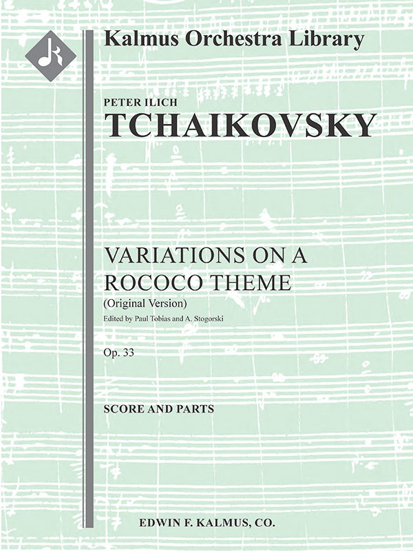 Variations on a Rococo Theme, Op. 33 (Original version) Cover Image