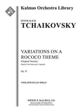 Variations on a Rococo Theme, Op. 33 (Original version) Cover Image