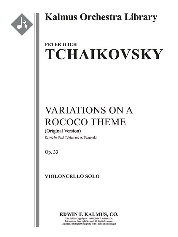 Variations on a Rococo Theme, Op. 33 (Original version) Cover Image