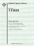 Macbeth (No. 1): Act I, Sc. 1, Introduction and Chorus: Che faceste? Dite su! (Witches Chorus) Cover Image