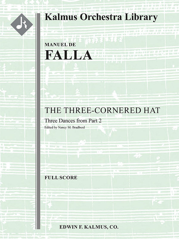 The Three Cornered Hat: Three Dances from Part 2 (El Sombrero des Tres Picos) Cover Image