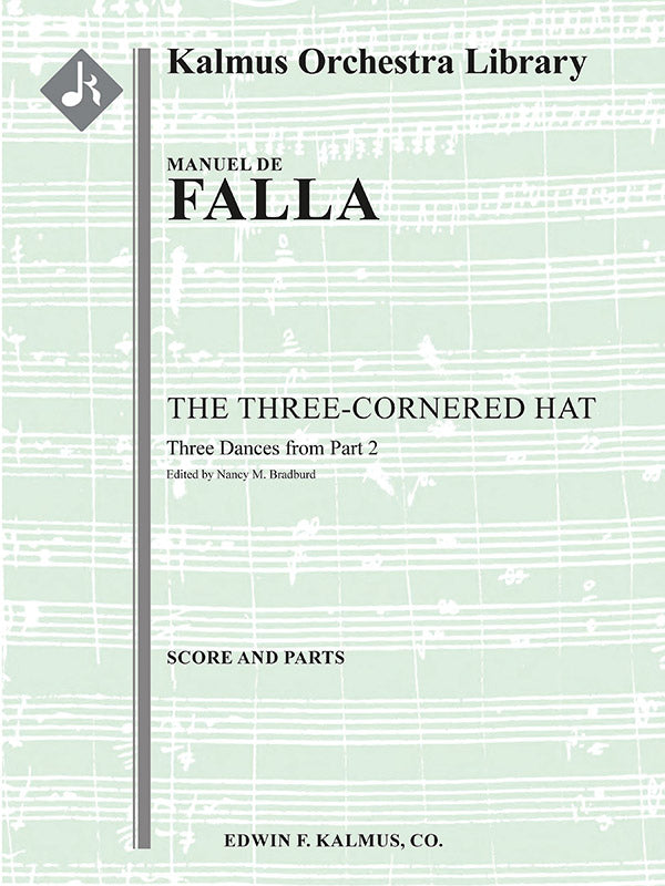 The Three Cornered Hat: Three Dances from Part 2 (El Sombrero des Tres Picos) Cover Image