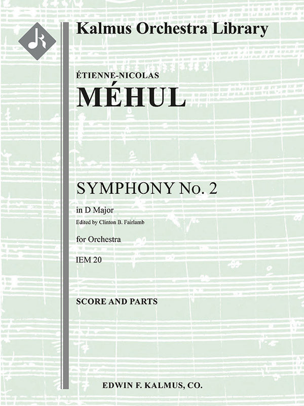 Symphony No. 2 in D, IEM 20 Cover Image