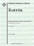 Romanian Folk Dances, Sz. 68/ BB 76 Cover Image