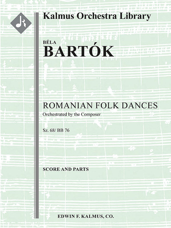 Romanian Folk Dances, Sz. 68/ BB 76 Cover Image