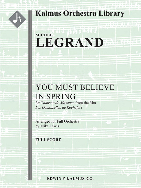 You Must Believe in Spring (La Chanson de Maxence from the film Les Demoiselles de Rochefort) Cover Image