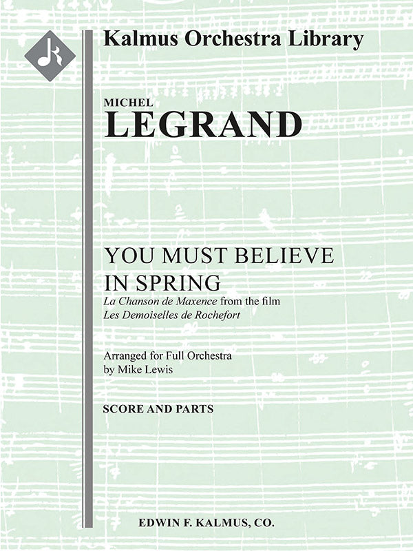 You Must Believe in Spring (La Chanson de Maxence from the film Les Demoiselles de Rochefort) Cover Image