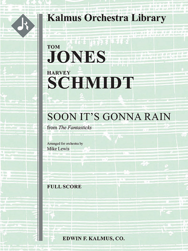 Soon It's Gonna Rain (from The Fantasticks) Cover Image