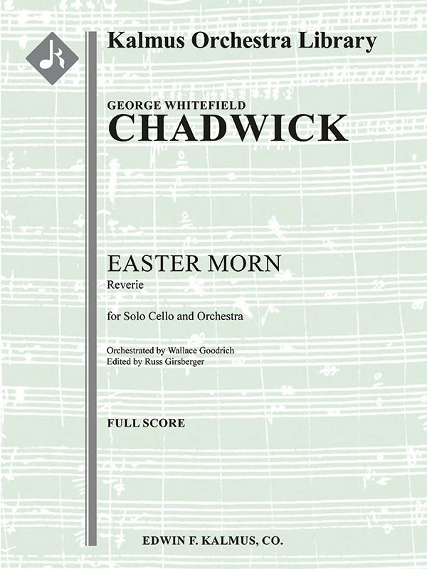 Easter Morn: Reverie (1st edition) for Solo Violoncello and Orchestra Cover Image