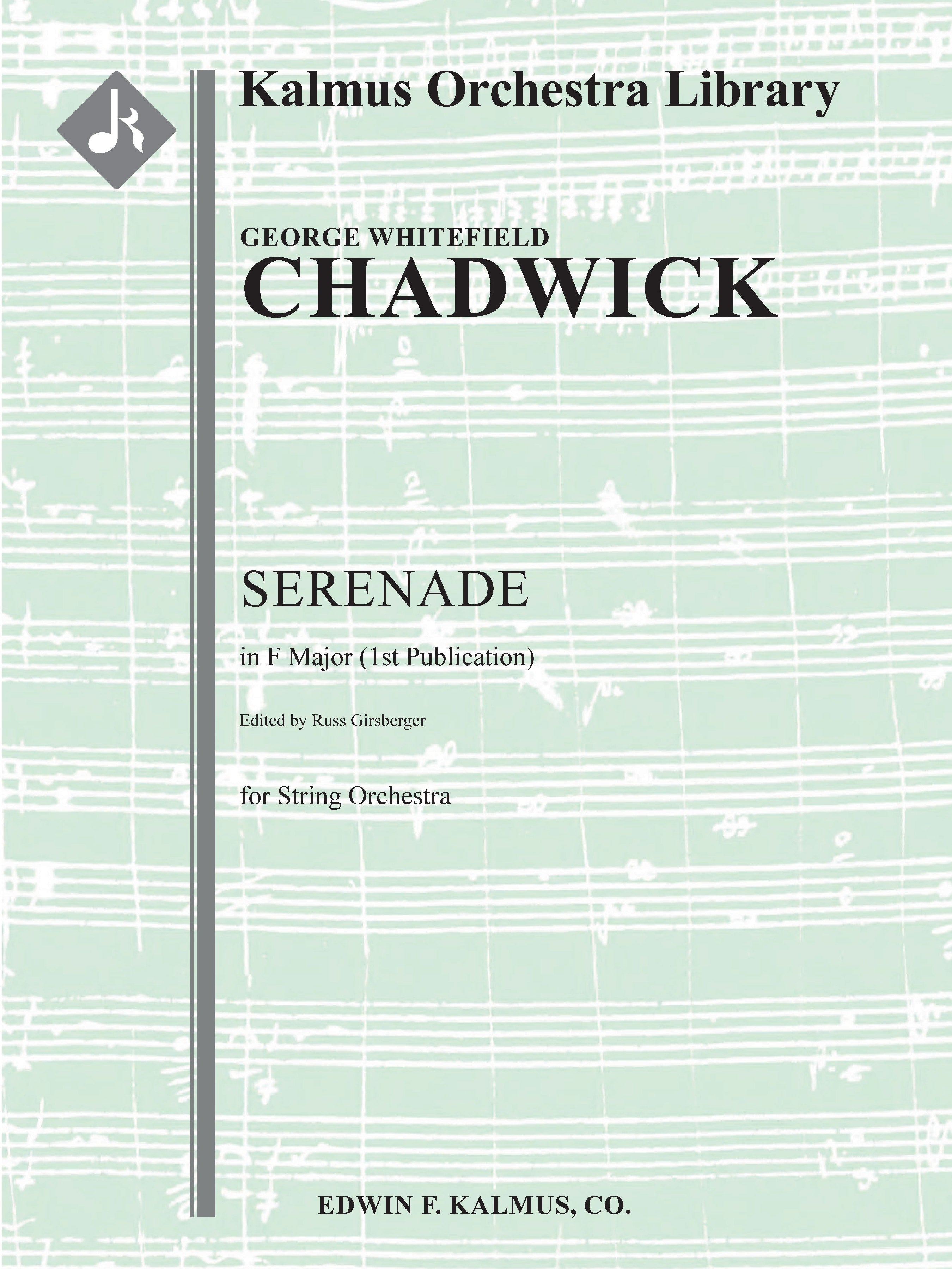 Serenade in F (1st publication) Cover Image