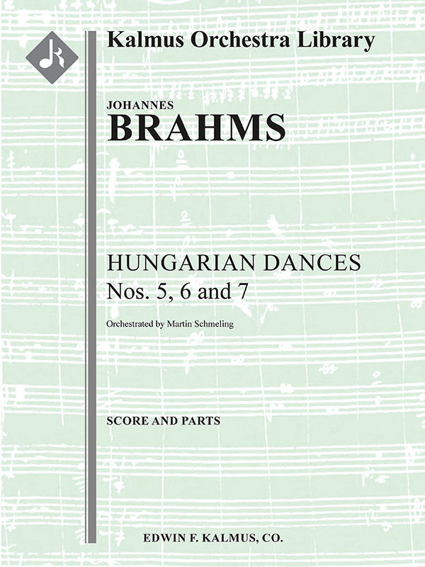 Hungarian Dances Nos. 5, 6 and 7 Cover Image