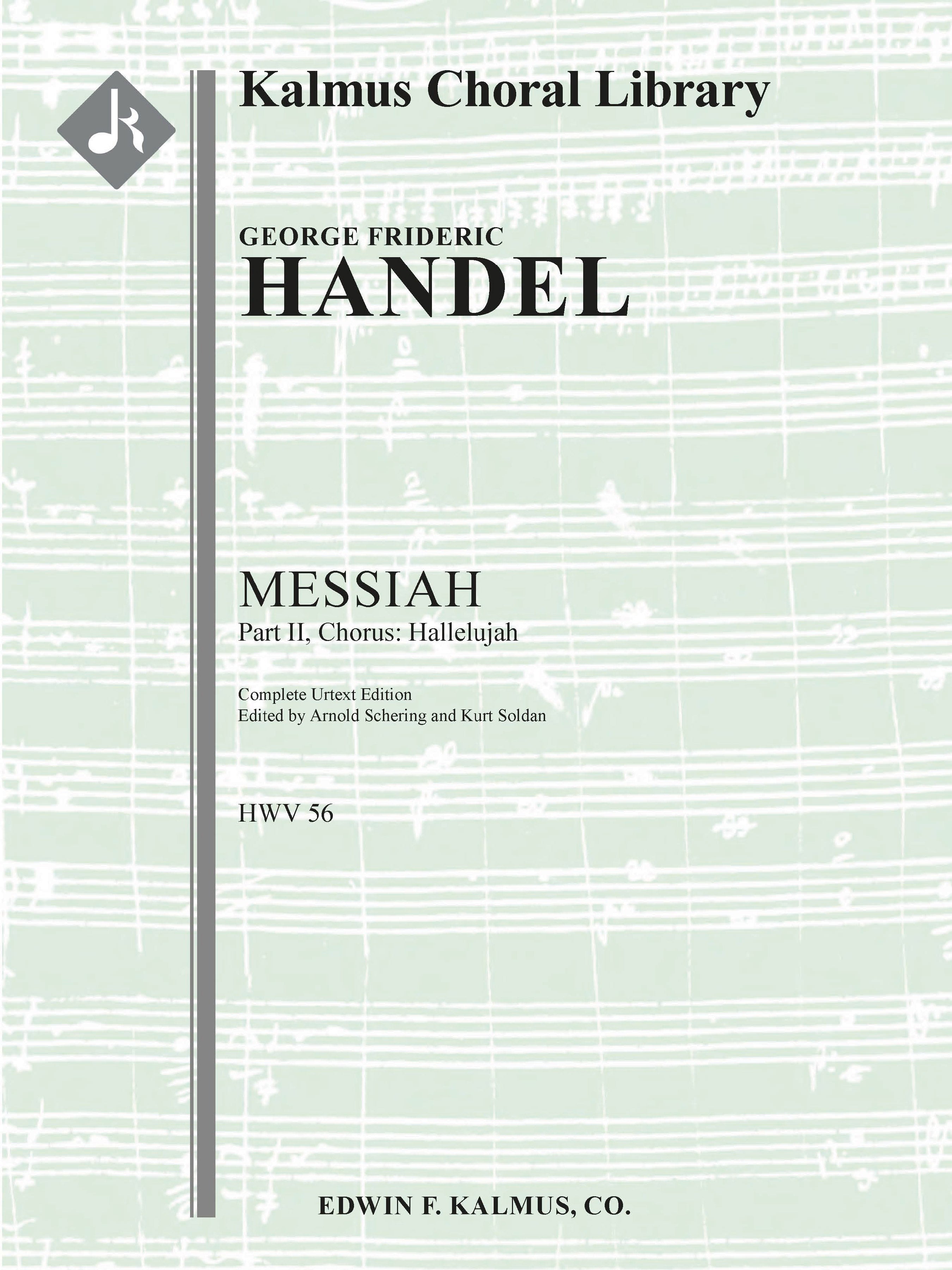 Messiah, HWV 56: Part II, Chorus: Hallelujah (urtext) Cover Image