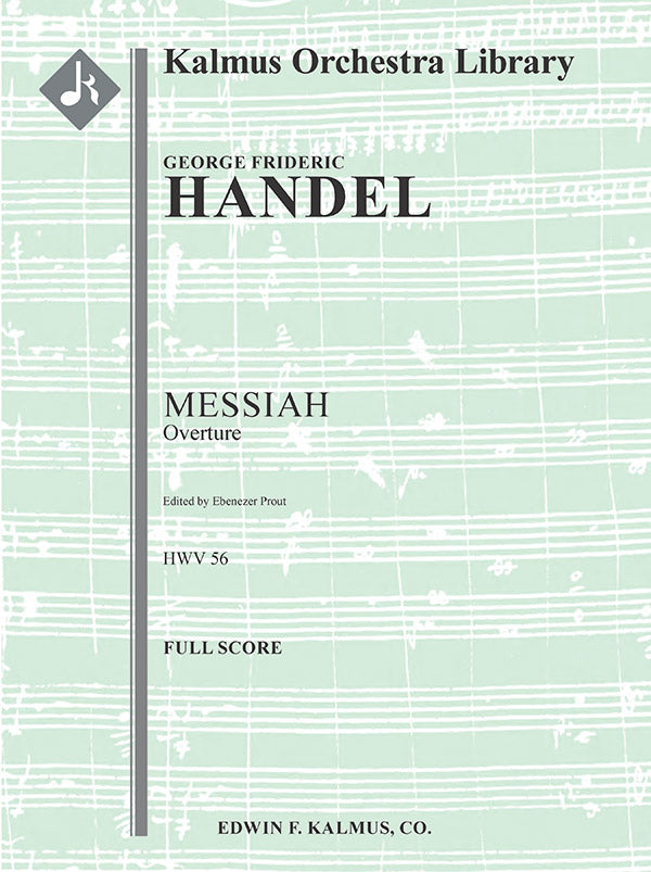 Messiah, HWV 56: Overture (ed. Prout) Cover Image