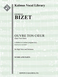 Ouvre Ton Coeur (A Minor; original key) Cover Image