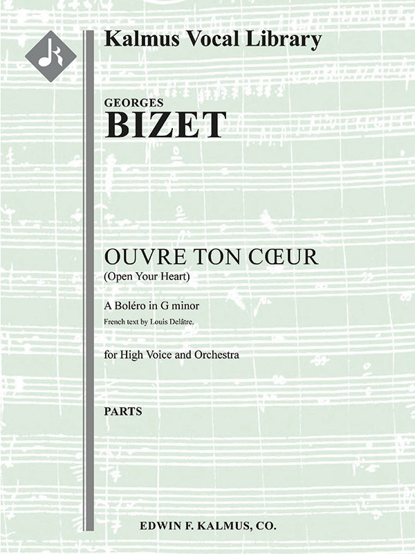 Ouvre Ton Coeur (G Minor) Cover Image