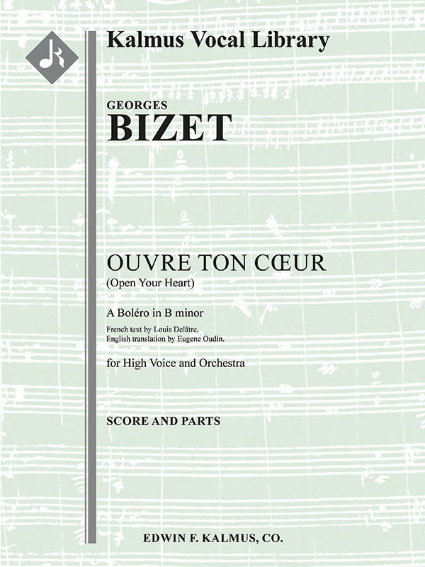 Ouvre Ton Coeur (B Minor) Cover Image