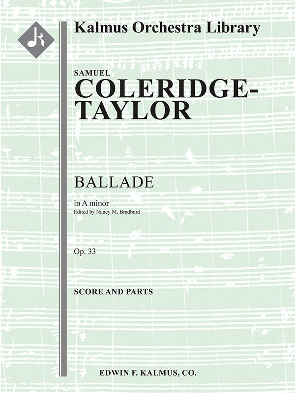 Ballade in A minor, Op. 33 Cover Image