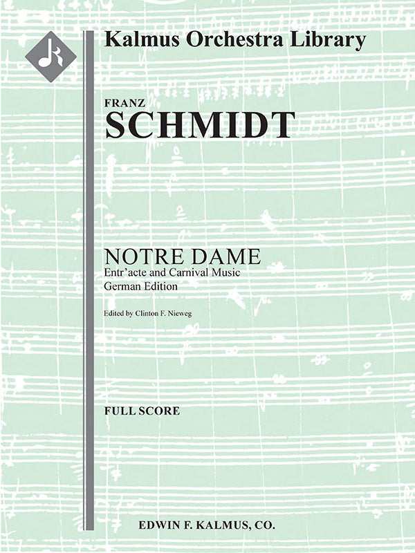Notre Dame: Entr'acte and Carnival Music Cover Image
