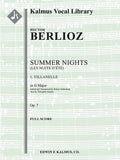 Summer Nights, Op. 7 (Les nuits d'ete): 1. Villanelle (transposed in G) Cover Image
