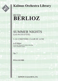 Summer Nights, Op. 7 (Les nuits d'ete): 5. Au Cimitiere: Clair de lune (transposed in B) Cover Image