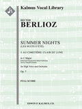 Summer Nights, Op. 7 (Les nuits d'ete): 5. Au Cimitiere: Clair de lune (transposed in C) Cover Image
