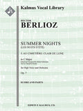 Summer Nights, Op. 7 (Les nuits d'ete): 5. Au Cimitiere: Clair de lune (transposed in C) Cover Image