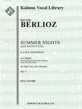 Summer Nights, Op. 7 (Les nuits d'ete): 6. L'isle Inconnue (transposed in E) Cover Image