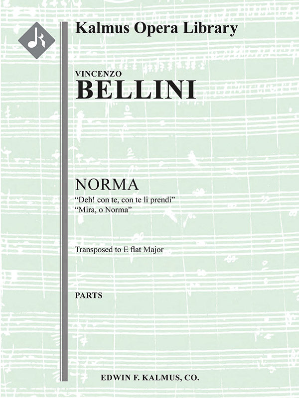 Norma: Act II, Scene 1, Duet (2 sopranos): Deh! con te, Mira O Norma (E-Flat) (excerpt) Cover Image