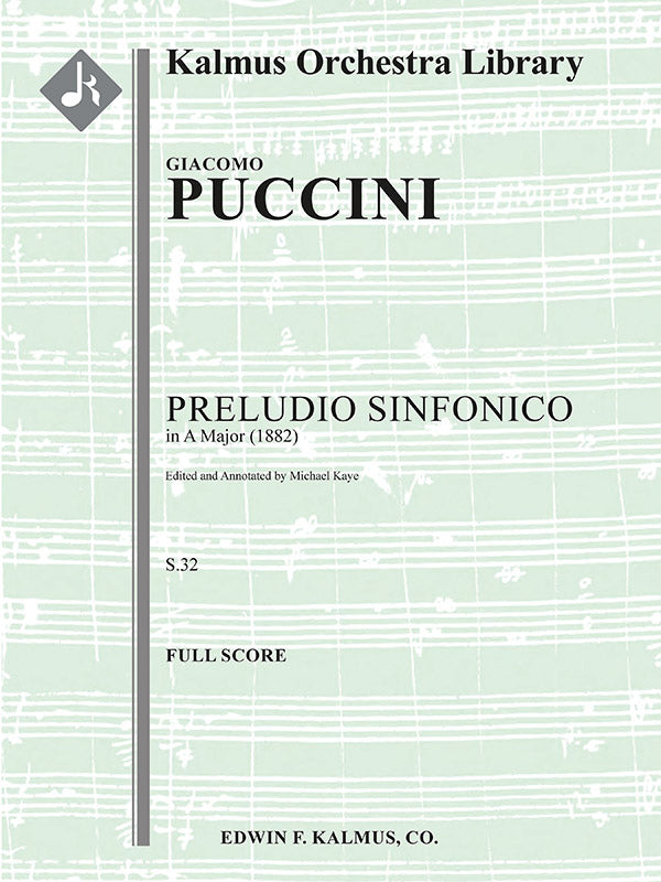 Preludio Sinfonico (Symphonic Prelude) in A, S.32 Cover Image
