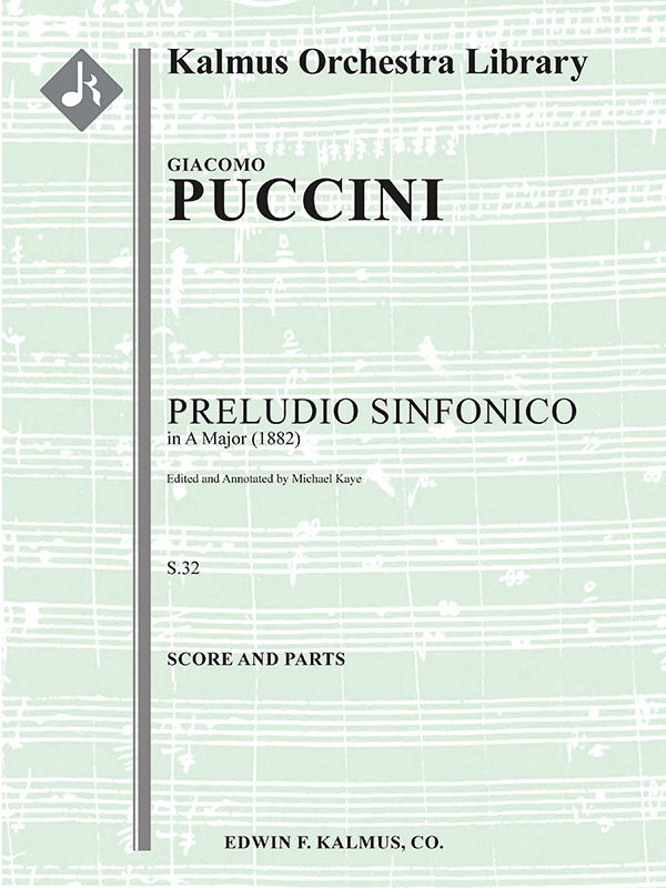 Preludio Sinfonico (Symphonic Prelude) in A, S.32 Cover Image