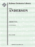 Arietta for Full Orchestra Cover Image