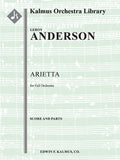 Arietta for Full Orchestra Cover Image