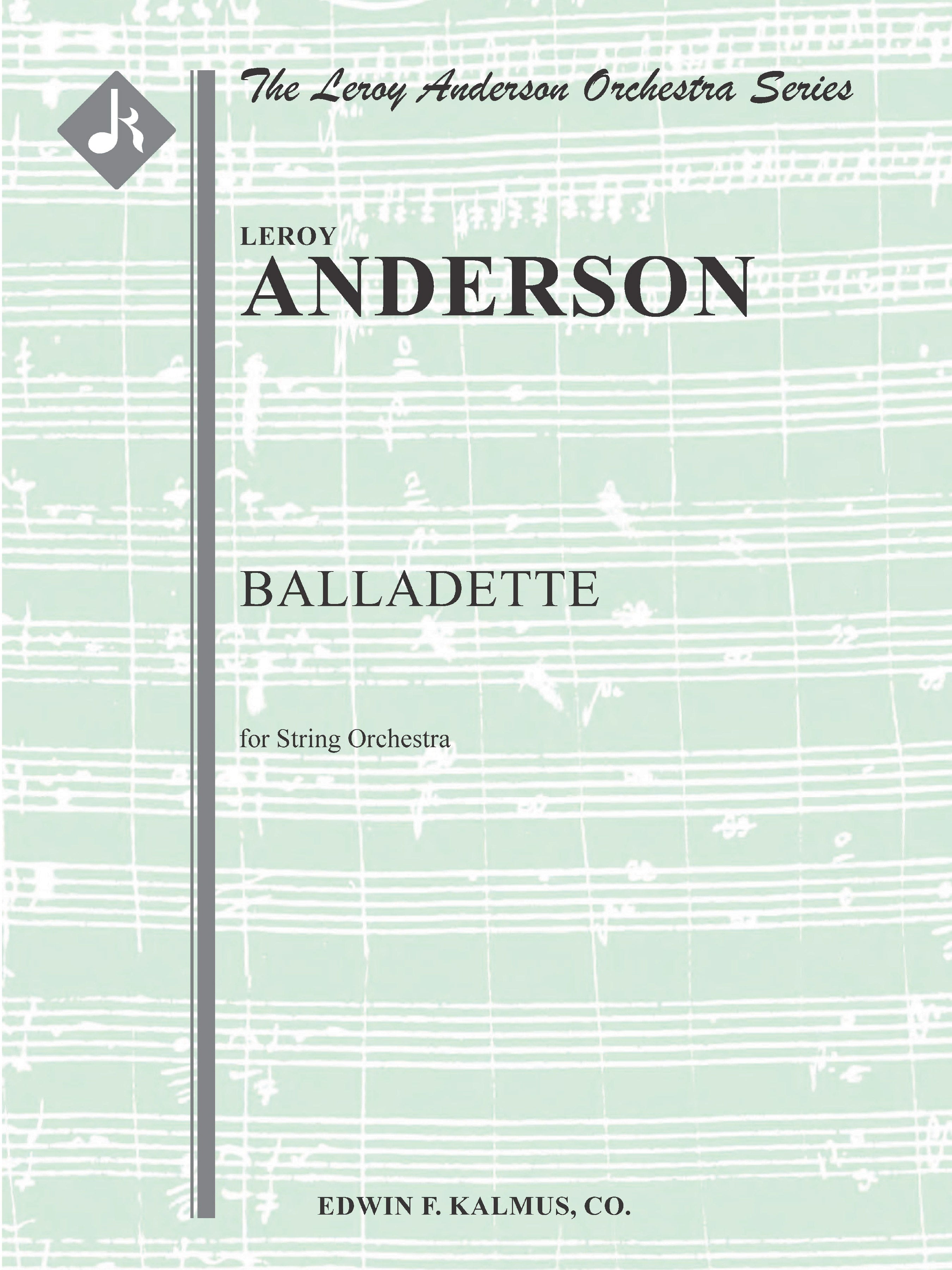 Balladette for String Orchestra Cover Image